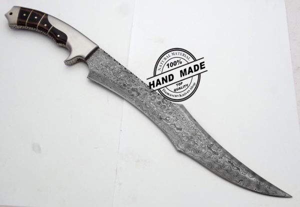 Beautiful Damascus Bowie Knife