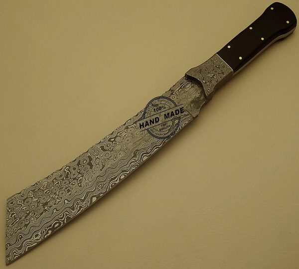 Precision Damascus Bowie Knife