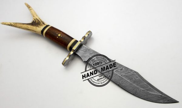 Damascus Bowie Knife