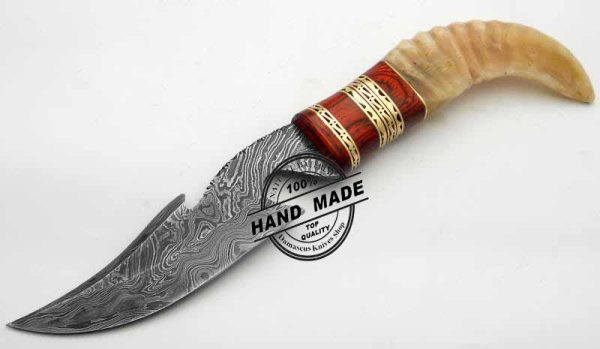 Distinctive Damascus Bowie Knife