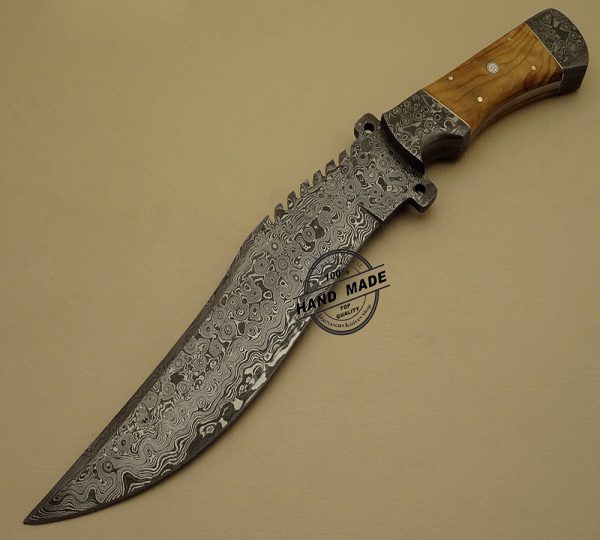 Authentic Damascus Bowie Knife