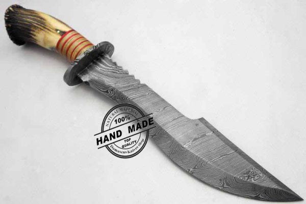 Majestic Damascus Bowie Knife