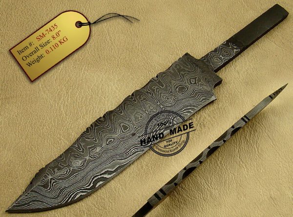 Premium Damascus Skinner Knife Blank