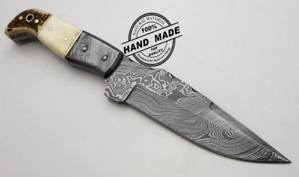 One-of-a-Kind Damascus Skinner Knife