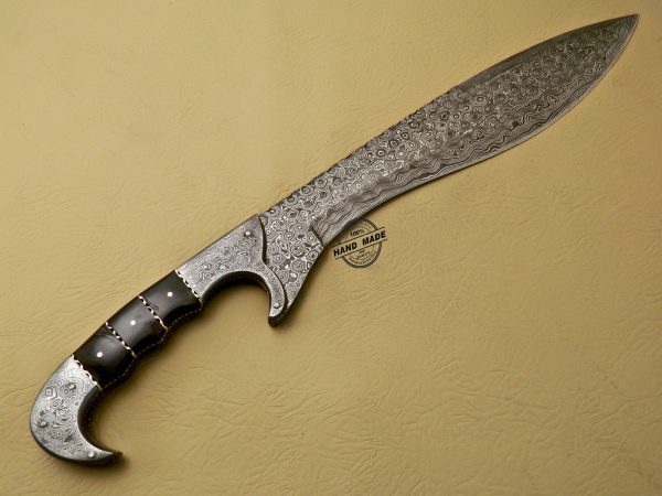 New Damascus Bowie Knife